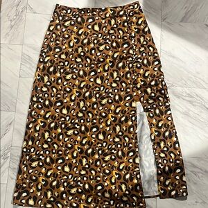 Leopard Print Women's Skirt